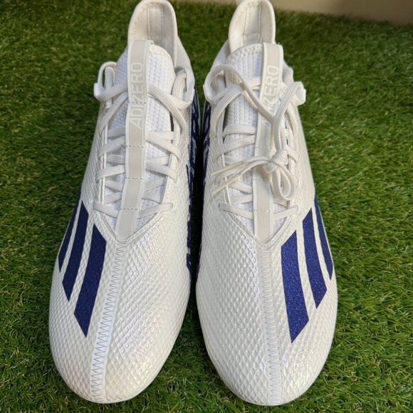 Adidas Adizero Scorch Football Cleats Shoes White Blue HP8753 Men’s Size 13 NEW main image 5